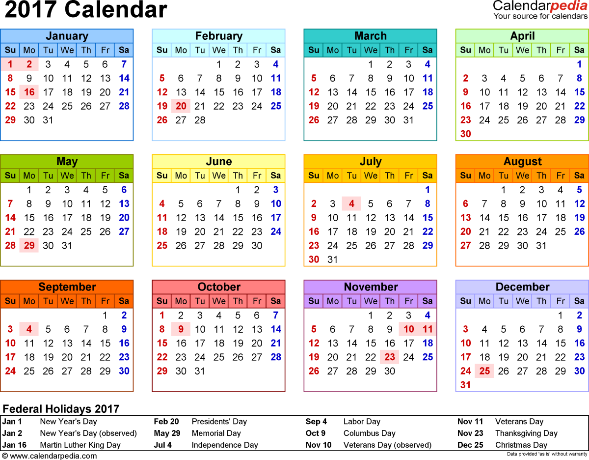 2017-calendar-template