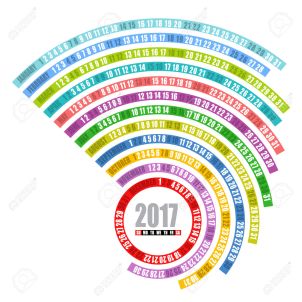 2017 calendar spiral template